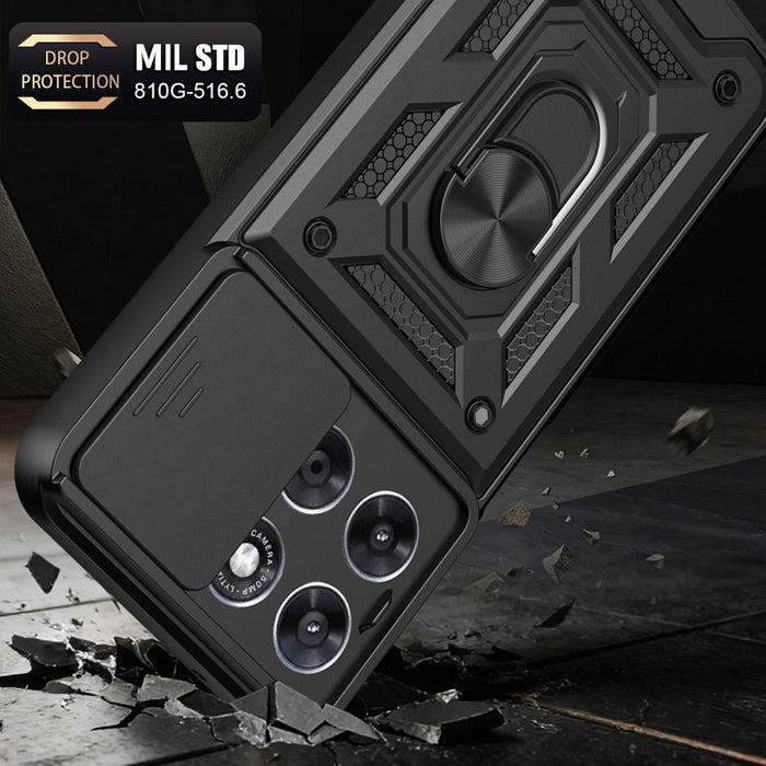 Tech-Protect CamShield Pro Case for Motorola Moto G67 / G77 - Black