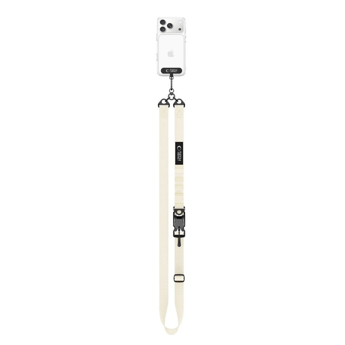 Tech-Protect C9S Rope Crossbody Phone Lanyard - Beige