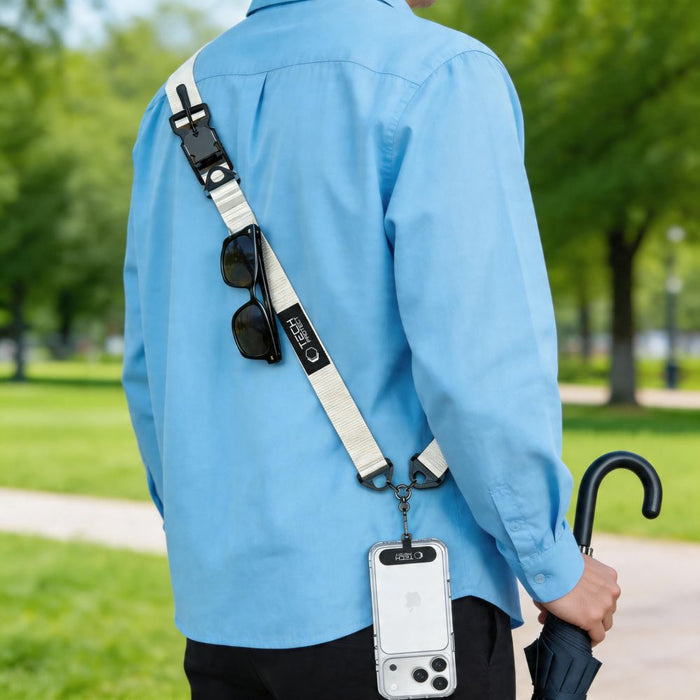 Tech-Protect C9S Rope Crossbody Phone Lanyard - Beige