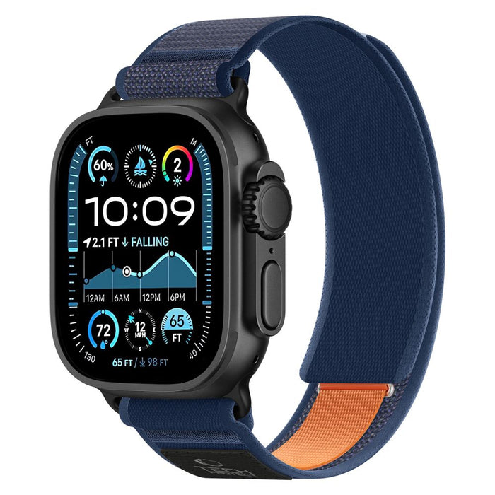 Tech-Protect Nylon Elite Strap for Apple Watch 44 / 45 / 46 / 49 mm - Navy Blue