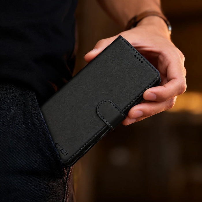 Tech-Protect Wallet MagSafe Case for Samsung Galaxy S26 - Matte Black