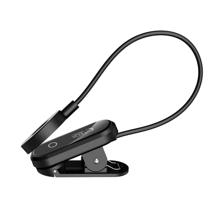 Tech-Protect LL100 Wireless Lamp with Clip + USB-A / USB-C Cable 30 cm - Black