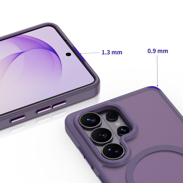 Tech-Protect Magmat MagSafe Case for Samsung Galaxy S26 Ultra - Matte Purple