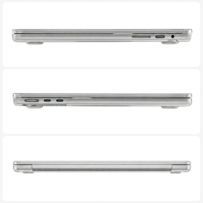 Tech-Protect Softshell Case for MacBook Air 13" 2023 / 2024 / 2025 / 2026 - Transparent