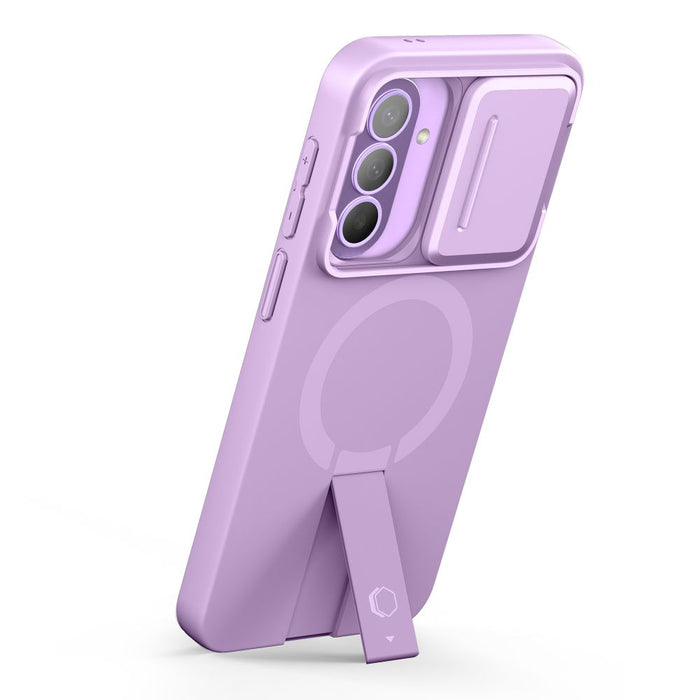 Tech-Protect Kevlar Aura MagSafe Case for Samsung Galaxy A57 - Purple