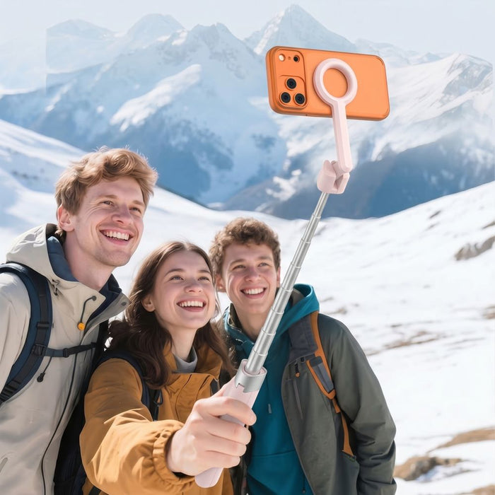 Selfie Stick Tech-Protect L10S Bluetooth - Pink Gray