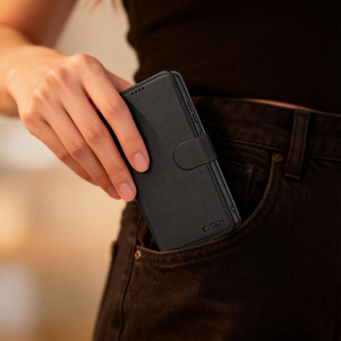 Tech-Protect Wallet Case for Motorola Edge 70 5G - Black