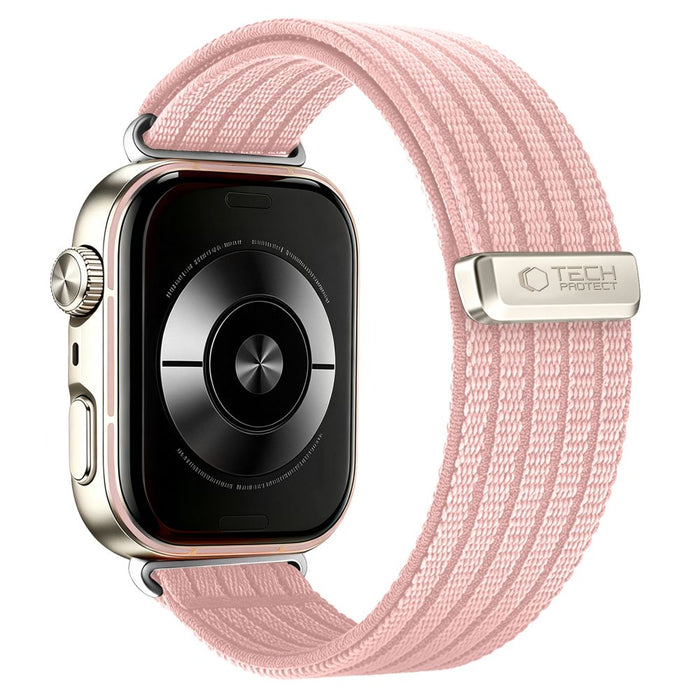 Tech-Protect Nylon Strap for Huawei Watch Fit 3 / 4 / 4 Pro / 5 / 5 Pro - Pink