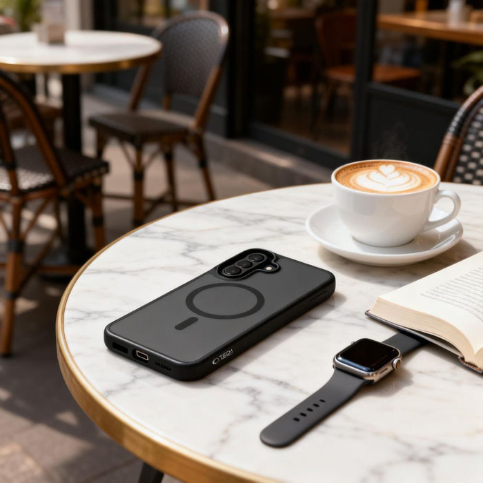 Tech-Protect Magmat MagSafe Case for Samsung Galaxy A36 / A37 / A56 / A27 5G - Matte Black