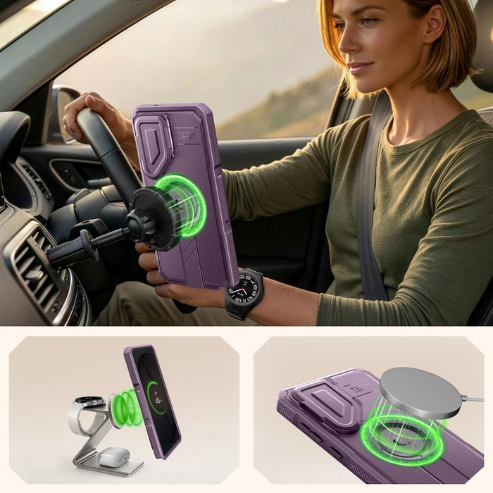 Tech-Protect Kevlar MagSafe 2-Set Case for Samsung Galaxy S26 Ultra - Black