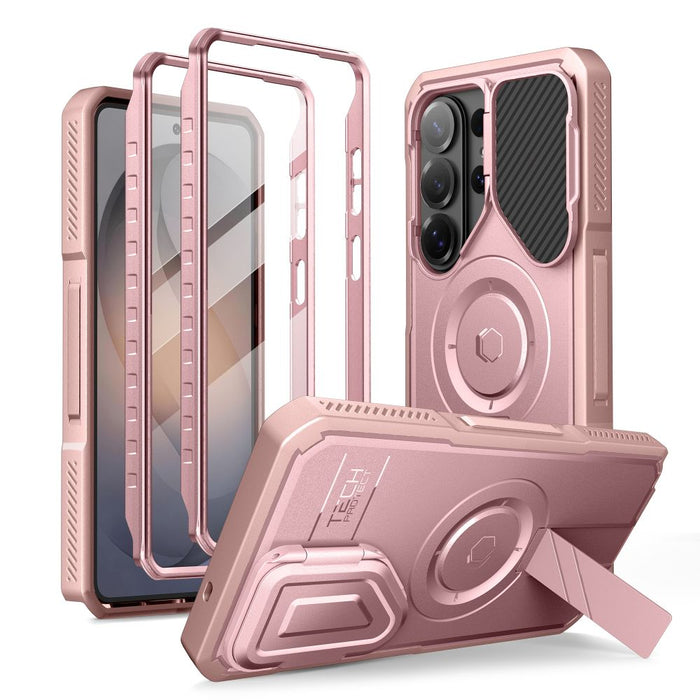 Tech-Protect Kevlar MagSafe 2-Set Case for Samsung Galaxy S26 Ultra - Pink