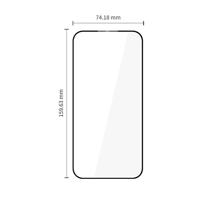 Tech-Protect Glass Fit+ 2-Pack Tempered Glass for OnePlus Nord 6 - Black