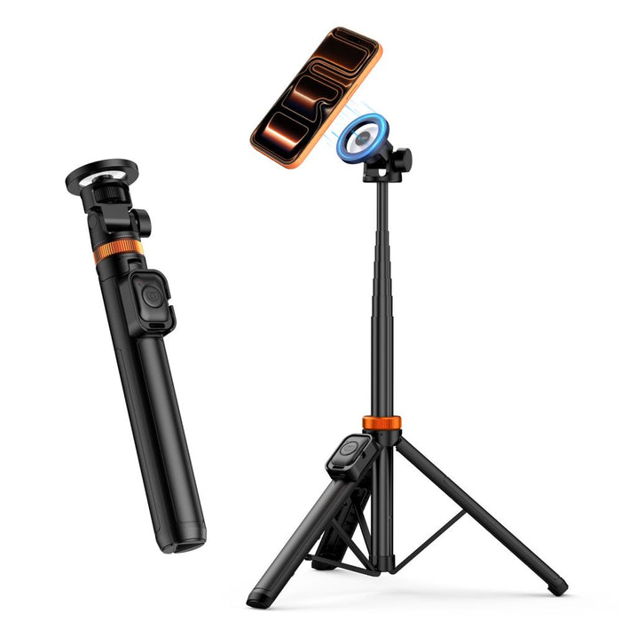 Selfie stick Tech-Protect L03S MagSafe Bluetooth Selfie Stick Tripod - black
