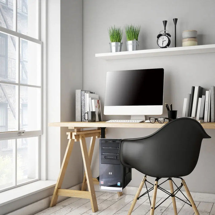 Techly ICA-CS 63 CPU holder Desk-mounted CPU holder Black - MountsKOM-UCH<<<ComputersKOM<<<ActionPL