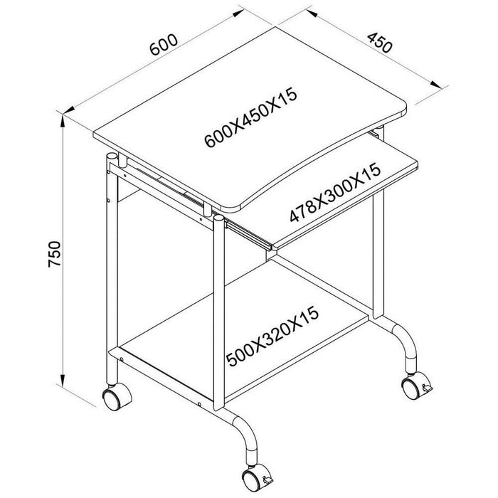 Techly Desk for Computer ''Compact'' ICA-TB S005