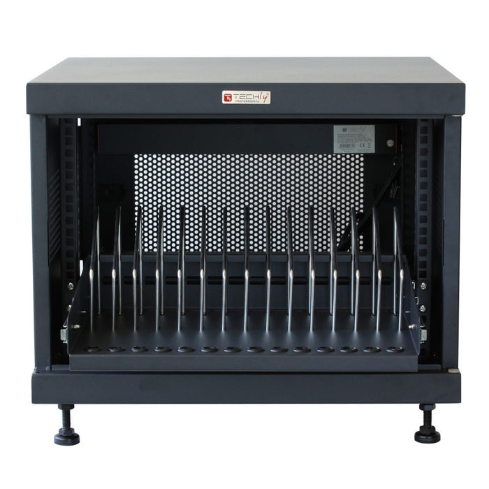 Techly Professional Charging Cabinet 14 Tablets and Smartphones