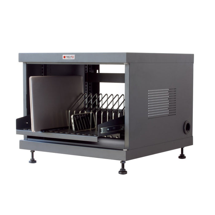 Techly Professional Charging Cabinet 14 Tablets and Smartphones