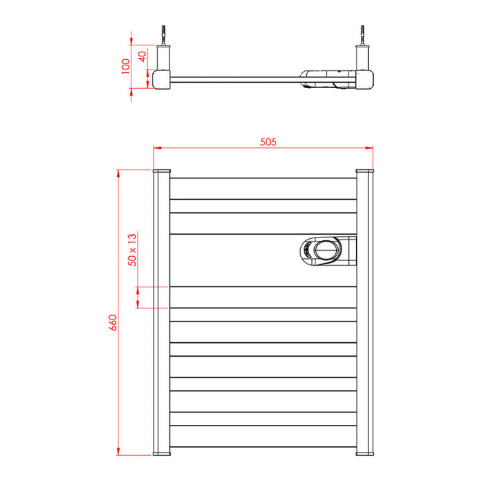 BATHROOM LINER ELECTRIC TEDAN ZINNIA 500