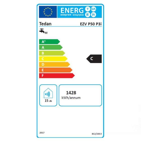 Volume water heater TEDAN CLASSIC INOX 50 50 L