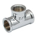 TEE 3/8 CHROME AQUASTO - ВИК тръби и фитинги<<<Отопление Охлаждане и Вик<<<Praktiker&&&ВИК тръби и