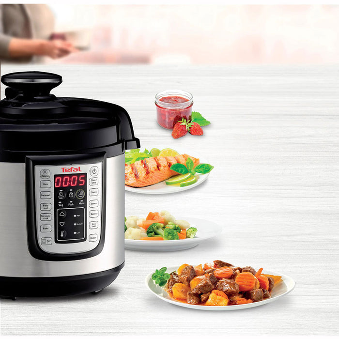 MULTI COOKER TEFAL CY505E30 GRAY, 6.00 L, PRESSURE