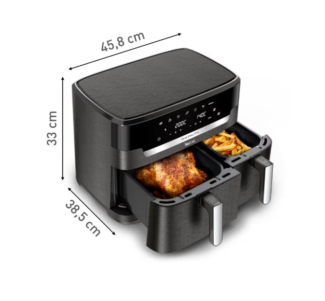 Tefal EY942HE0 Xxl Dual Easy Fry Coal Eu