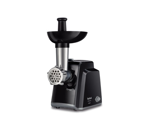 Tefal NE105838, Meat grinder, 1400W, Capacity 1.7 kg/min, Reverse function, Chopping knife, 2 sausage accessories, Black
