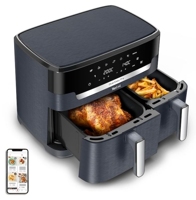Cooking appliance Tefal EY942HE0 XXL DUAL EASY FRY COAL EU