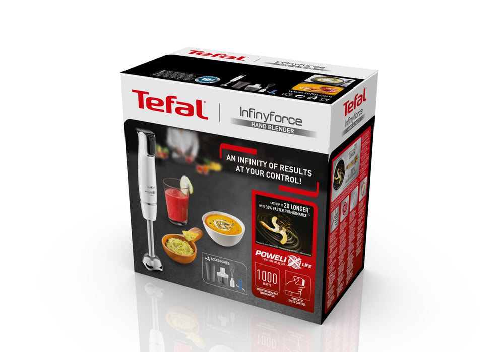 Tefal InfinyForce HB9441 0.8 L Immersion blender 1000 W White