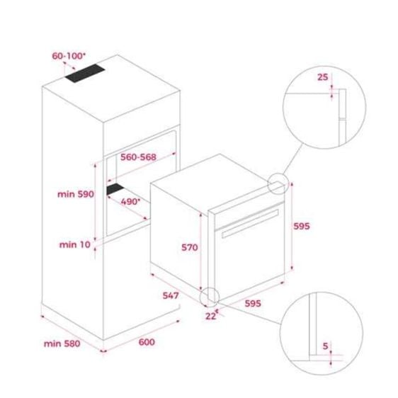 Built-in oven TEKA SteamGourmet HLB 8550 SC