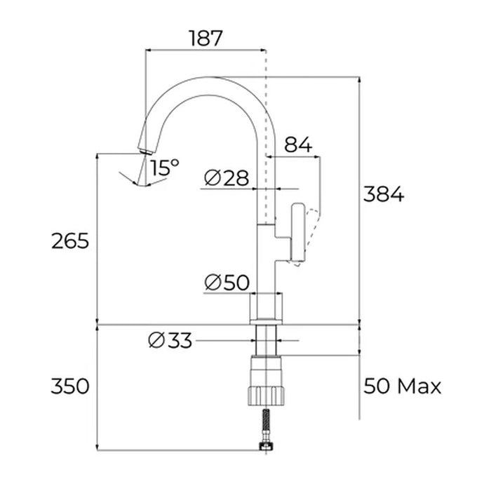 KITCHEN MIXER TEKA OVAL 915 BLACK