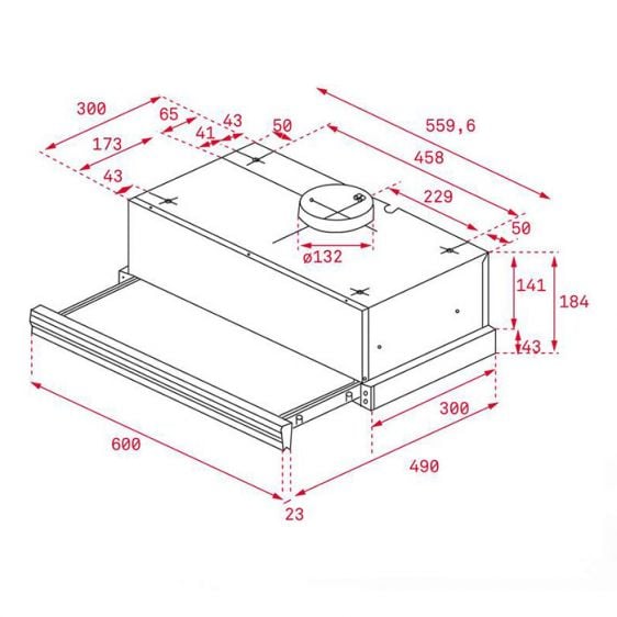 Built-in hood TEKA CNL 6415 BLACK