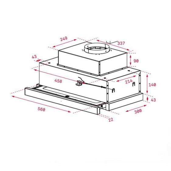 Built-in hood TEKA CNL 6610