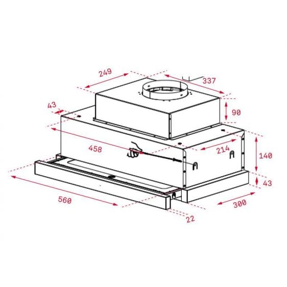 Built-in hood TEKA CNL 6815 PLUS