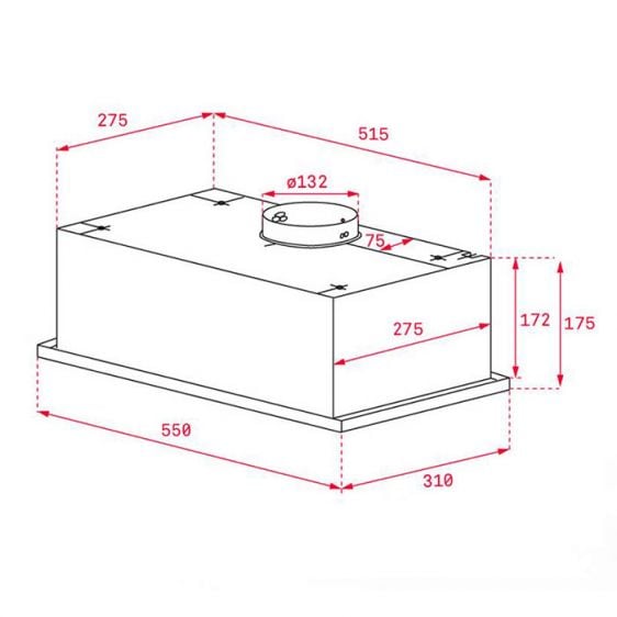 Built-in hood TEKA GFG 2 White
