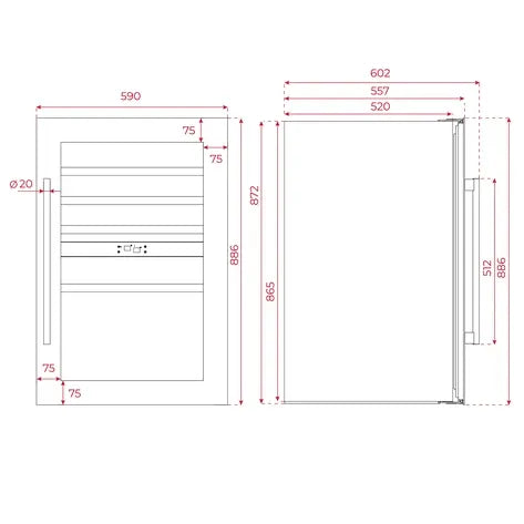 Built-in wine cooler TEKA RVI 20046