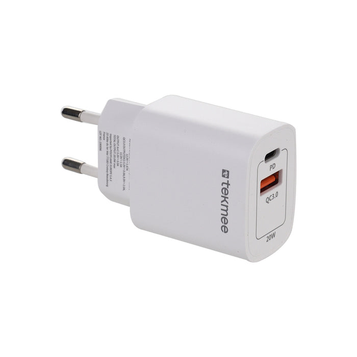 CHARGER 20W USBA+C TEKMEE