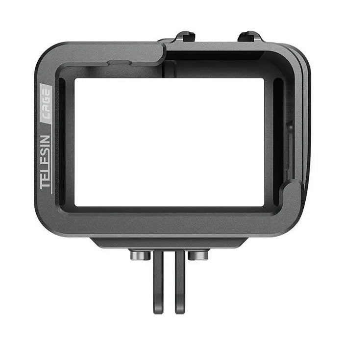 TELESIN Aluminum cage for GoPro Hero 12/11/10/9 +vertical adapter - For sports cameras<<<Accessories<<<Photo