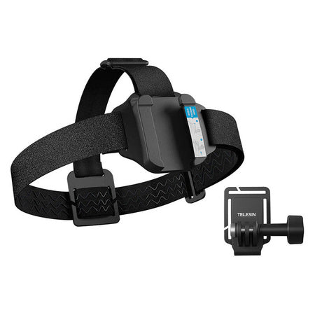 TELESIN headband with quick release for sports cameras - Straps mounts and holders<<<Mounts<<<Tripods<<<Selfie