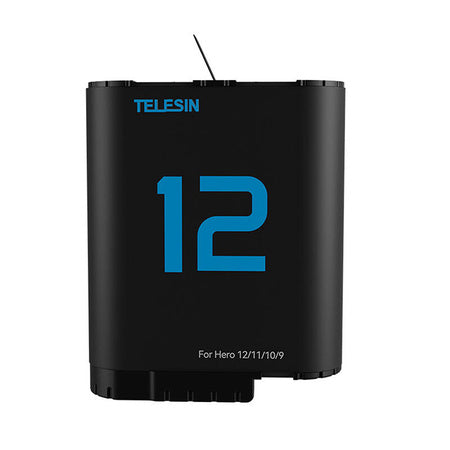 TELESIN lithium battery for GoPro Hero 12/11/10/9 (blue) - For sports cameras<<<Accessories<<<Photo