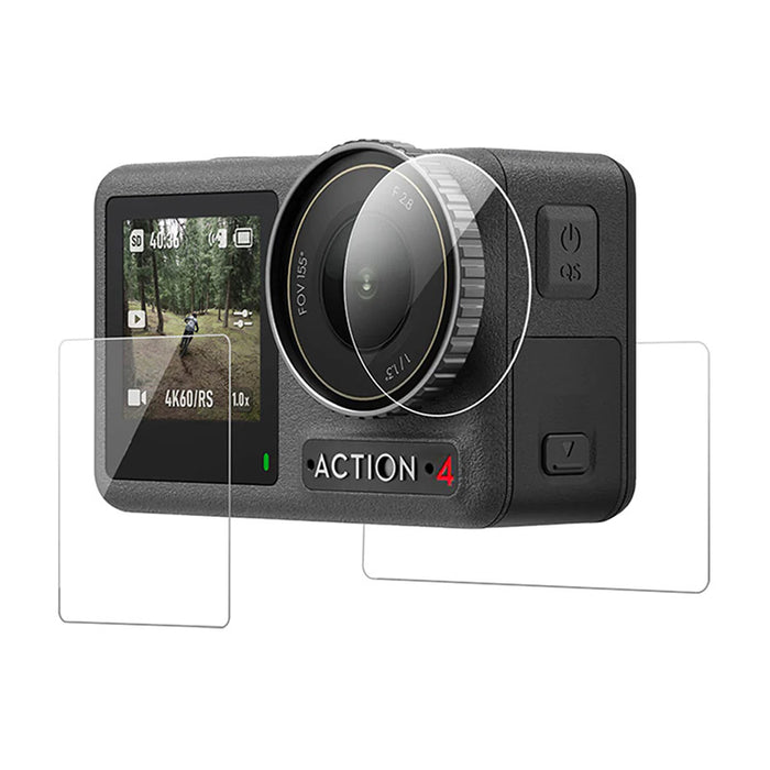 TELESIN tempered glass for DJI Osmo Action 5/4/3