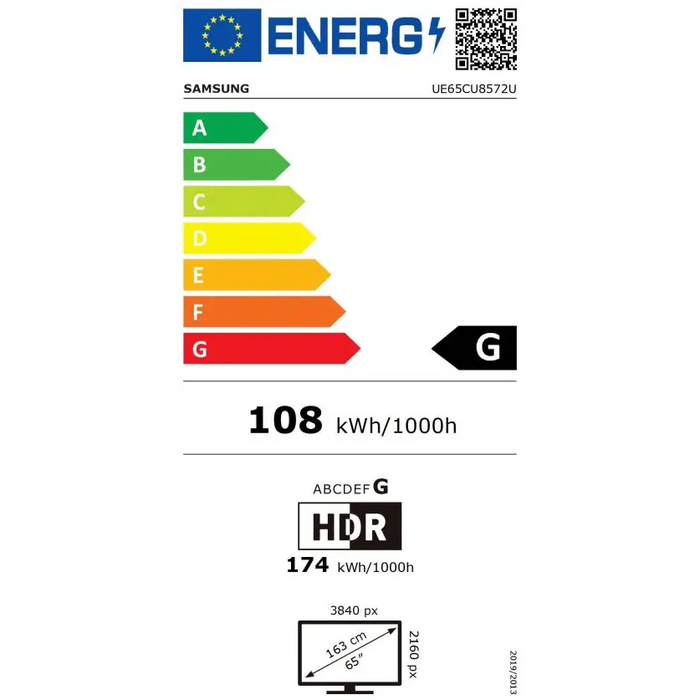 Телевизор Samsung UE65CU8572UXXH - Телевизори 65’’<<<SAMSUNG
