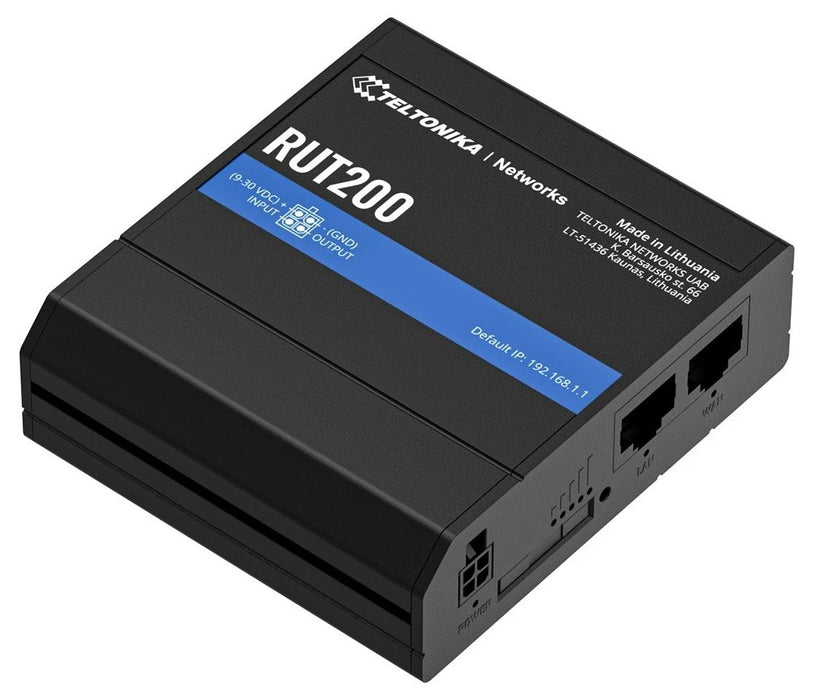 TELTONIKA NETWORKS RUT200 4G/LTE/3G/2G WiFi router