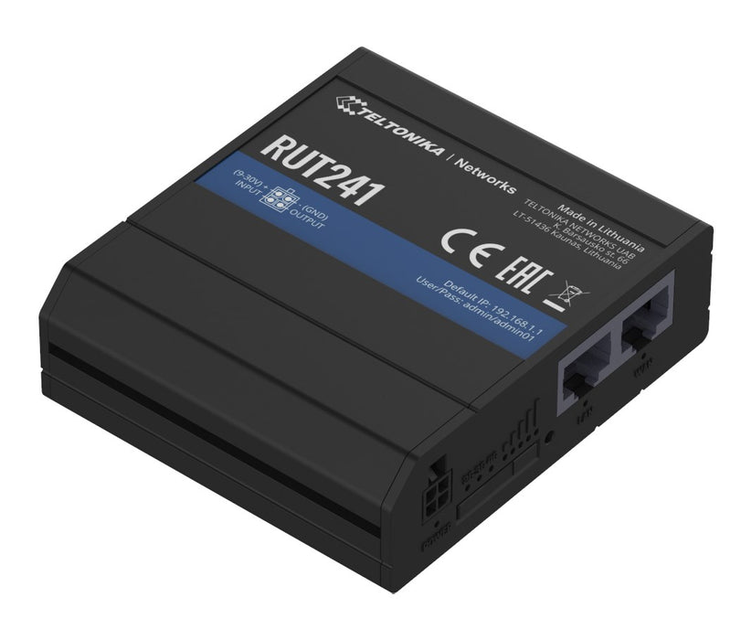 TELTONIKA NETWORKS RUT241 4G/LTE/3G/2G WiFi router