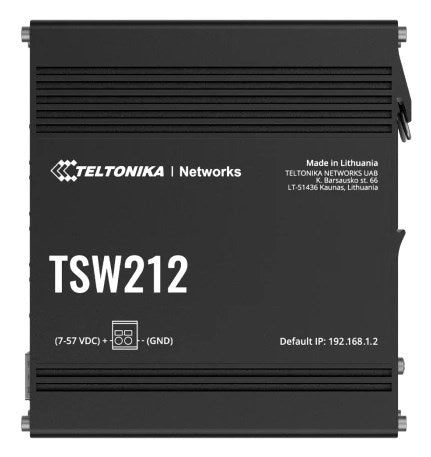 TELTONIKA NETWORKS TSW212 Layer2/L3 Managed Ethernet switch