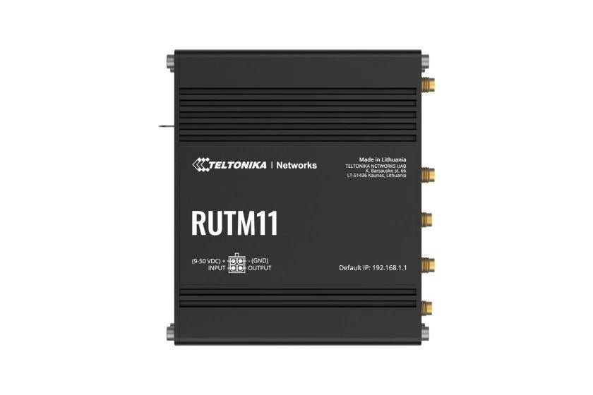 TELTONIKA NETWORKS RUTM11 DUAL SIM 4G/LTE/GNSS 4x RJ45-Ports WiFi router