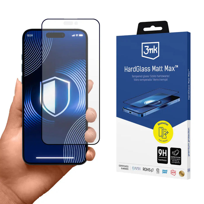 Tempered glass 3mk HardGlass Matt Max matte for iPhone 15 Pro Max - *Kategoria tymczasowa<<<HurtelXML