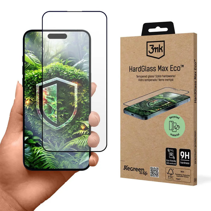 Tempered glass 3mk HardGlass Max Eco for Apple iPhone 14 Pro - *Kategoria tymczasowa<<<HurtelXML