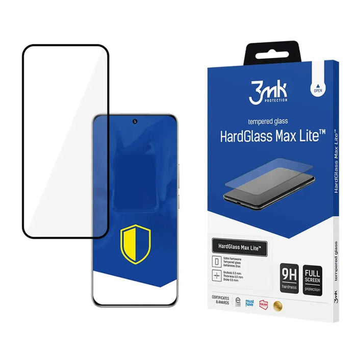 Tempered glass 3mk HardGlass Max Lite Black for Honor 200 - Cell phone tempered glass<<<HurtelXML