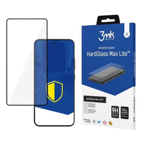 Tempered glass 3mk HardGlass Max Lite Black for Xiaomi 15 - *Kategoria tymczasowa<<<HurtelXML